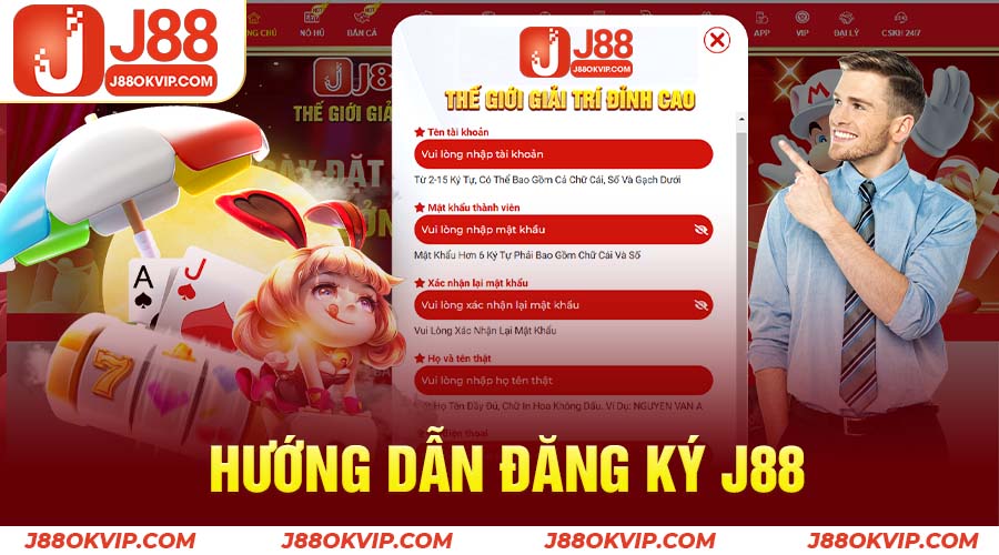 Đăng Ký J88 - Hướng dẫn tạo tài khoản nhanh chóng 3 Hướng dẫn đăng ký J88 nhanh chóng cho người chơi